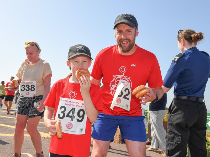 The Doughnut Dash organised by the Gosport Rotary Club
Credit: Paul Jacobs/pictureexclusive.com