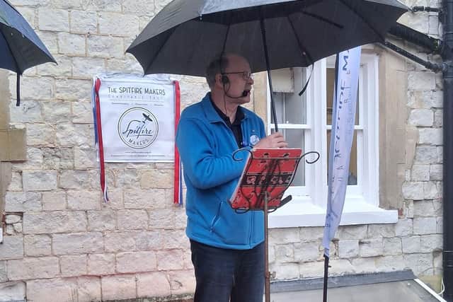 Alan Matlock of the Spitfire Makers Trust