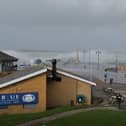 Huge waves in Southsea