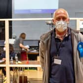 Nick Gregory at the Fareham election count in Ferneham Hall on May 7, 2021
Picture: Habibur Rahman