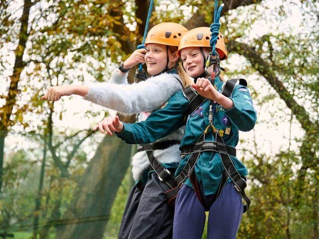Scouts crate stacking