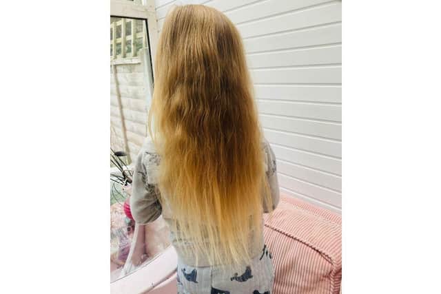 Five-year-old Ollie Langley, from Havant, has decided to chop off his ‘beautiful long golden’ hair in aid of the Little Princess Trust.