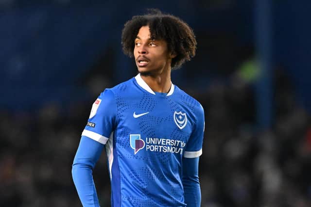 Winger Harvey Blair has started two of Pompey’s last three matches. Picture: Graham Hunt/ProSportsImages 