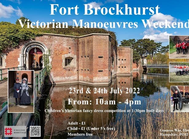 The poster for the Fort Brockhurst Event