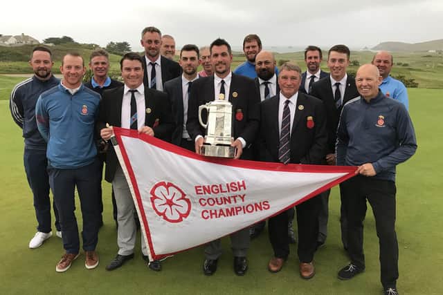 The highlight of David Wheeler's time as Hampshire Golf secretary was when the senior side won the 2017 English County Championship after beating Staffordshire 6-3 at Trevose, Cornwall.
