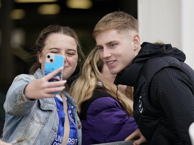 Our photographer Jason Brown captured all the action - on and off the pitch - at Fratton Park for Pompey's clash with Fleetwood.