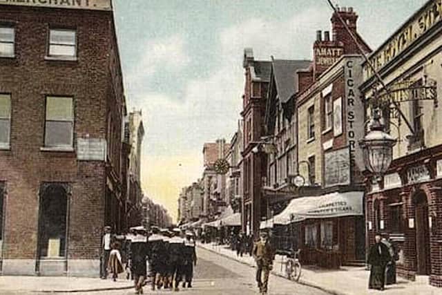 Queen Street, Portsea, in the days when there were at least 10 drinking establishments. Picture: Mick Cooper collection.