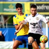 Gosport chairman Iain McInnes won't stand in the way of Bournemouth target Finn Walsh-Smith (left). Picture by Tom Phillips