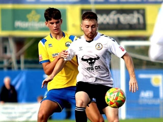 Gosport chairman Iain McInnes won't stand in the way of Bournemouth target Finn Walsh-Smith (left). Picture by Tom Phillips