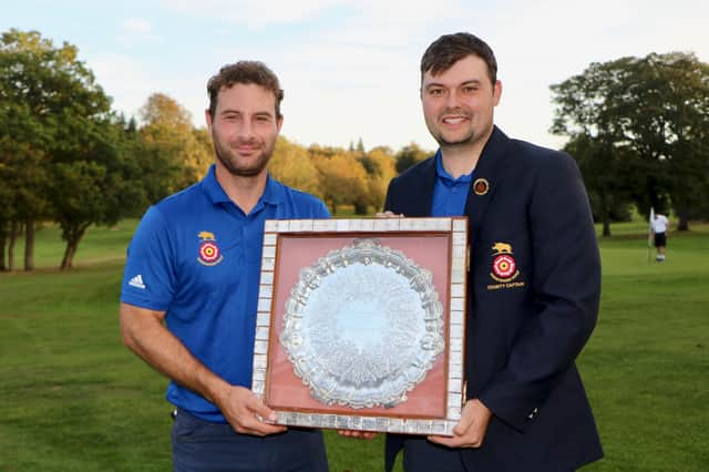 Hayling's Toby Burden, left, has taken over from Stoneham’s Lawrence Cherry, right, as Hampshire golf captain. Picture: Andrew Griffin