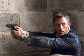 Daniel Craig in Quantum of Solace which began production during the 2008 Hollywood writers' strike.