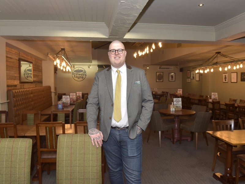 Clarence Pier Brewers Fayre pub has officially reopened on February 6, 2023.
Pictured: Patryk Panasiuk, restaurant manager.