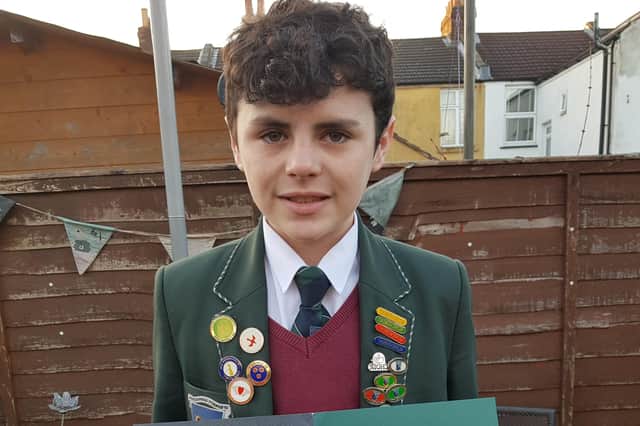 St Edmund's Catholic School pupil, Liam Richards, 13, is raising money for an expedition to Swaziland.