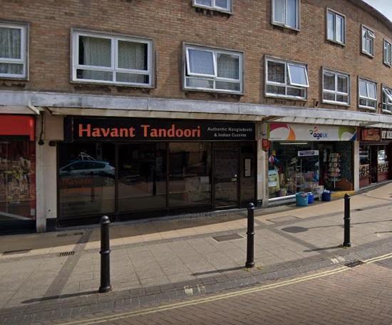 Havant Tandoori, on Market Parade, has a rating of 4.3 out of five from 165 reviews on Google.