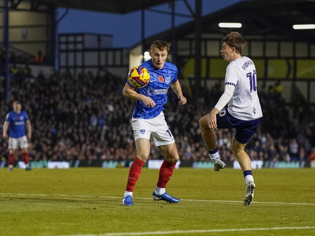 Returned from the cold of late, with three successive substitute appearances having previously not even made the squad for two months. Still, he appears to be back in John Mousinho's thoughts.