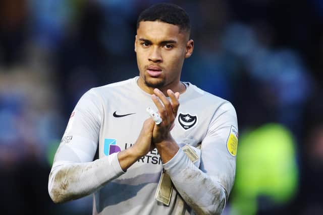 Gavin Bazunu received treatment in matches against Oxford United and Accrington.   Picture: Joe Pepler