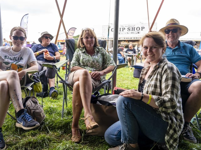 Families enjoy a day out at Wickham Festival