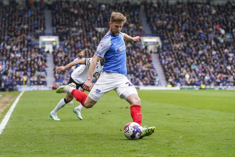 First-half substitute Michael Jacobs tries to get Pompey going against Port Vale. Picture: Jason Brown/ProSportsImages