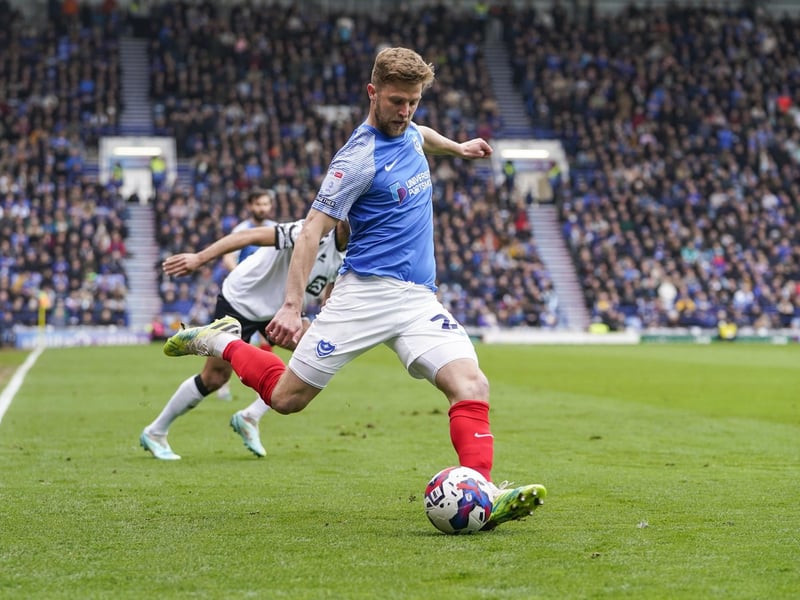 First-half substitute Michael Jacobs tries to get Pompey going against Port Vale. Picture: Jason Brown/ProSportsImages