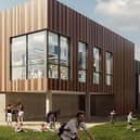 Plans for the extension of the leisure centre, which include turning squash courts into a soft play area.