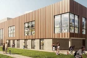 Plans for the extension of the leisure centre, which include turning squash courts into a soft play area.