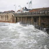 The waves at Old Portsmouth.