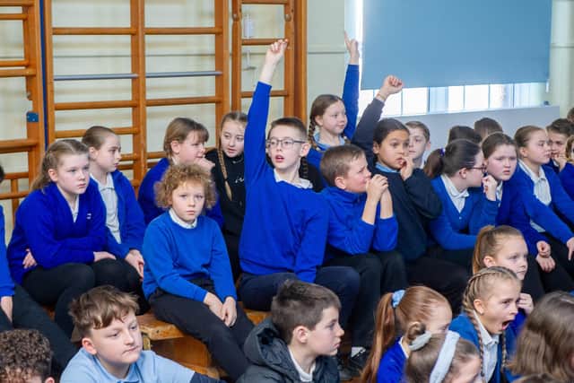 Westover pupils excited to about the workshop. Picture: Habibur Rahman