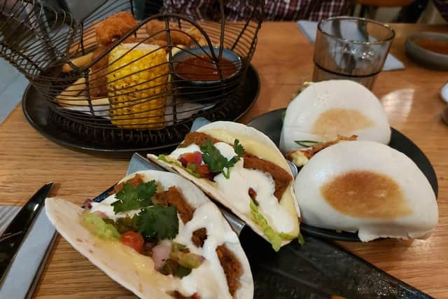 Some of the food enjoyed by the Dish Detective at The Alchemist.