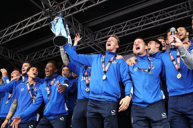 ‘That Pompey dressing room under Cookie had the best team spirit of my 22 years as a footballer.’ (Carl Baker, November 2023)
Picture: Joe Pepler