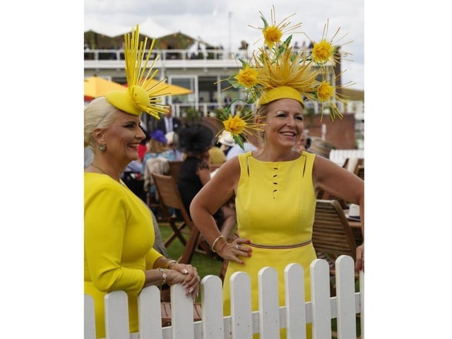 Ladies Day at Goodwood saw everyone dressed in their finest outfits. 
Picture credit: Clive Bennett