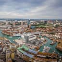 Aerial view of Portsmouth