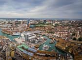 Aerial view of Portsmouth