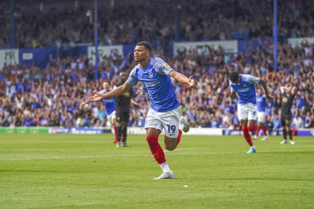 Dane Scarlett was the choice of Jeff Harris - the Gaffer for a Day - as Pompey's man of the match against Peterborough. Picture: Jason Brown/ProSportsImages