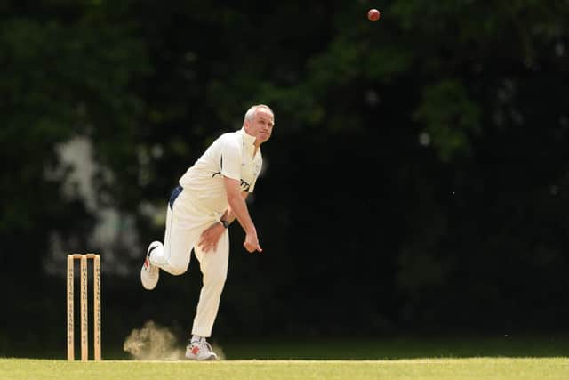 Roland Barnard took four wickets for Hayling Island in  their Hampshire League victory over relegated United Services Portsmouth 2nds.

Picture: Keith Woodland