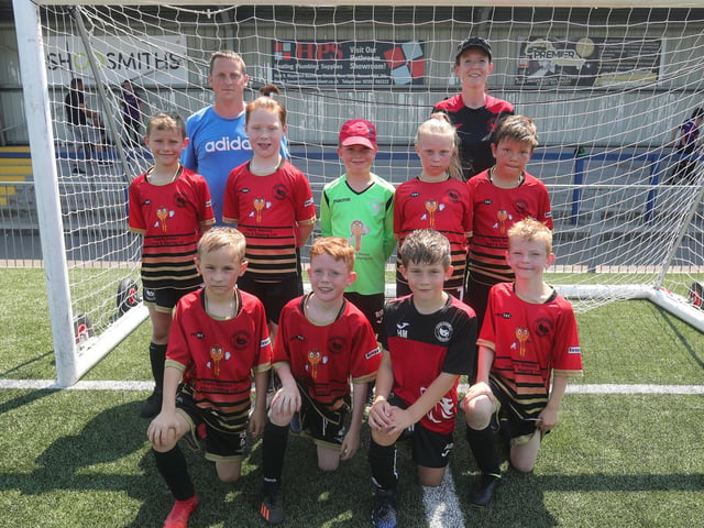 Paulsgrove Youth Under-8s. Picture by Dave Haines