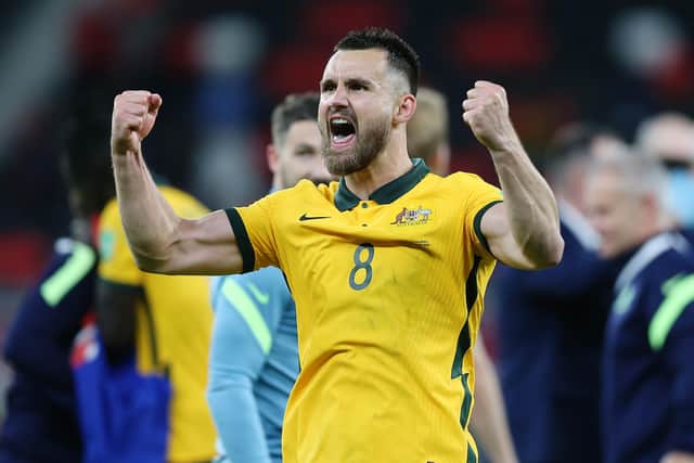 Reported Pompey target Bailey Wright has 27 caps for Australia   Picture: Mohamed Farag/Getty Images