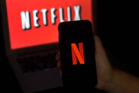 Netflix logo on a screen. Picture: OLIVIER DOULIERY/AFP via Getty Images