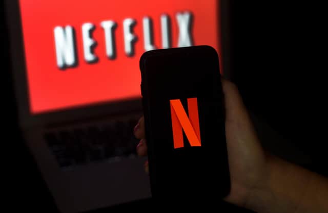 Netflix logo on a screen. Picture: OLIVIER DOULIERY/AFP via Getty Images