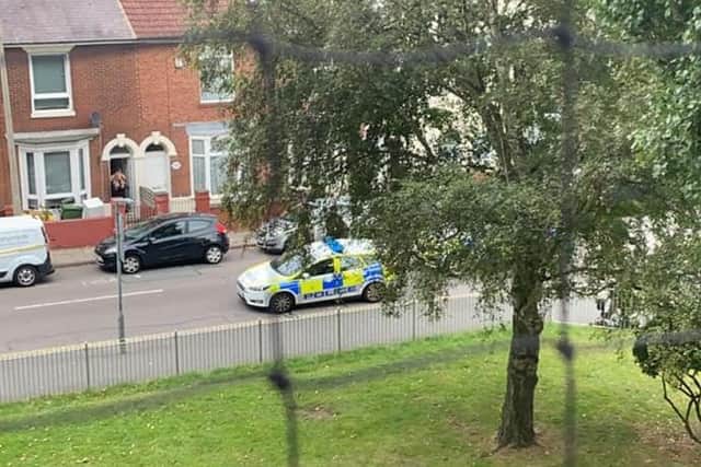 Armed police in Sultan Road, Buckland on September 25, 2021. Picture: Shakira Windmill