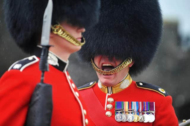 Alun feels like a drill sergeant... without any power. Picture: MoD