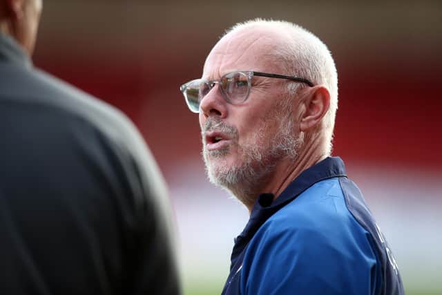 Tommy Wright will take charge of Swindon for tonight's game against Pompey Picture:Pete Norton/Getty Images