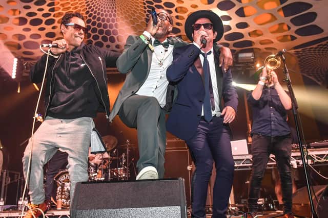 Dub Pistols at Mucky Weekender 2021, Saturday 11th Sept 2021. Picture by Jules Annan
