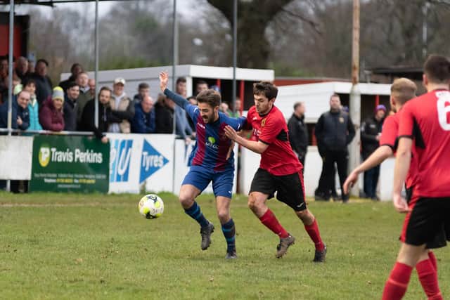 US Portsmouth action at Petersfield earlier this season. Picture: Duncan Shepherd