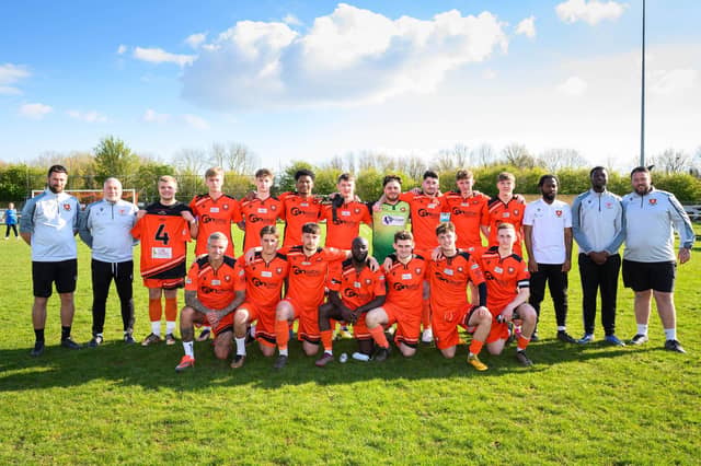 The AFC Portchester under-23s team. Picture: Keith Woodland (150421-1024)