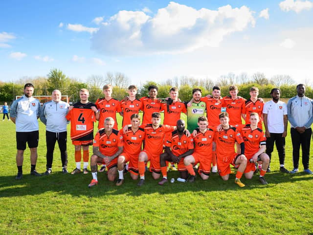 The AFC Portchester under-23s team. Picture: Keith Woodland (150421-1024)