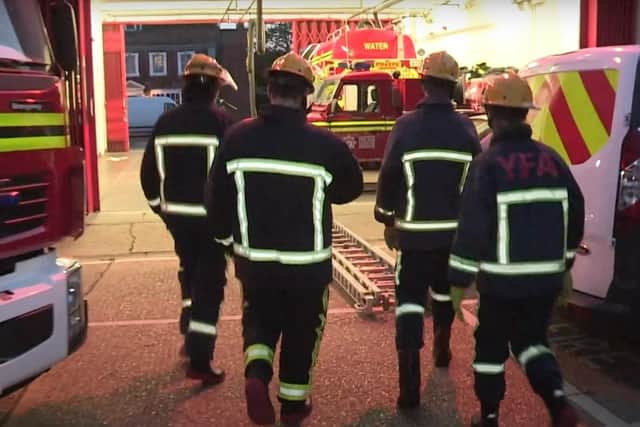 Hampshire fire cadets. Picture: Hampshire and Isle of Wight Fire and Rescue Service