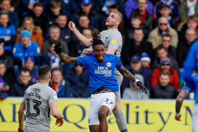 Jack Whatmough's last competitive Pompey first-team outing was at Peterborough in March. Picture: Simon Davies/ProSportsImages