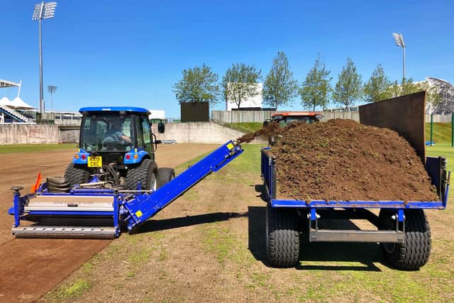 Work going on at the Nursery Ground