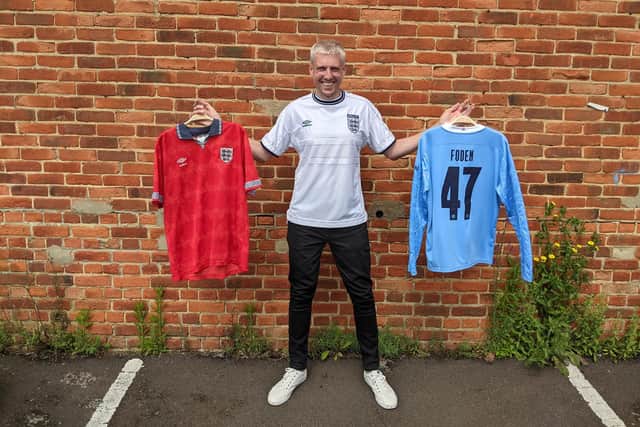 Dan runs a football shirt instagram account, which he has used to raise hundreds for the Teenage Cancer Charity