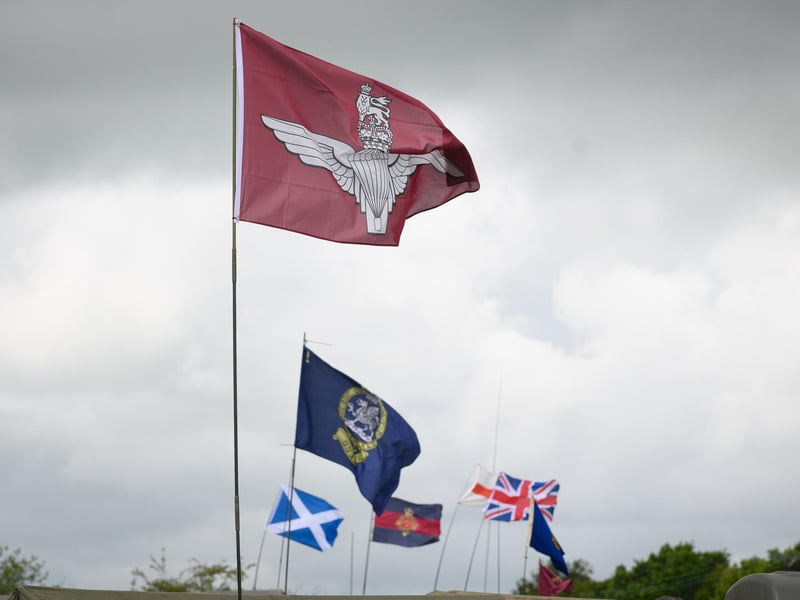 Grey skies overhead but the festival has generally had good weather so far.Picture: Keith Woodland (260521-59)